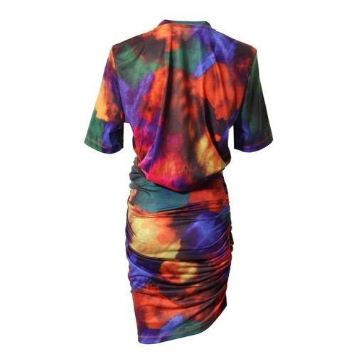 Camiseta y falda de colores para mujer