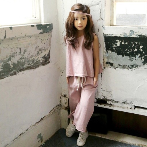 Camiseta y pantalón niña L1333