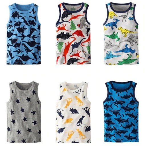 Camisetas de tirantes para niños 3 uds.