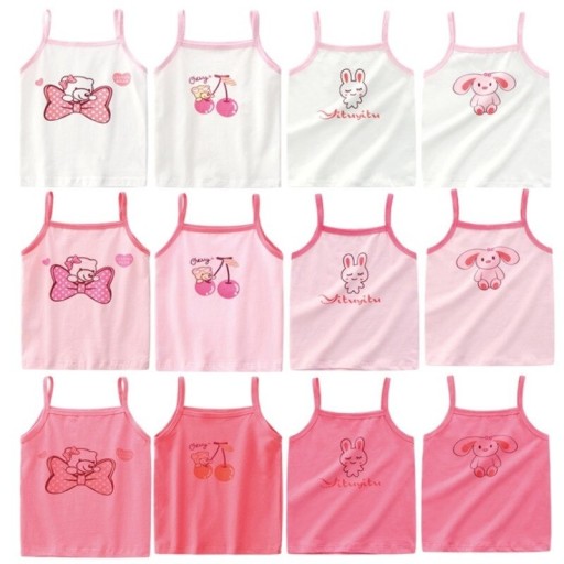 Camisetas sin mangas para niñas 5 uds.