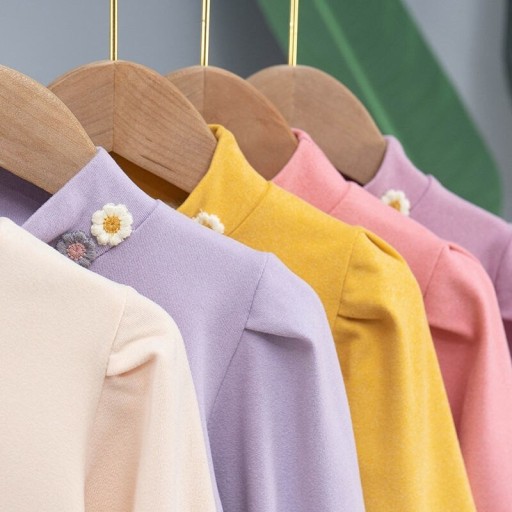 Camisola de menina de manga longa B1647