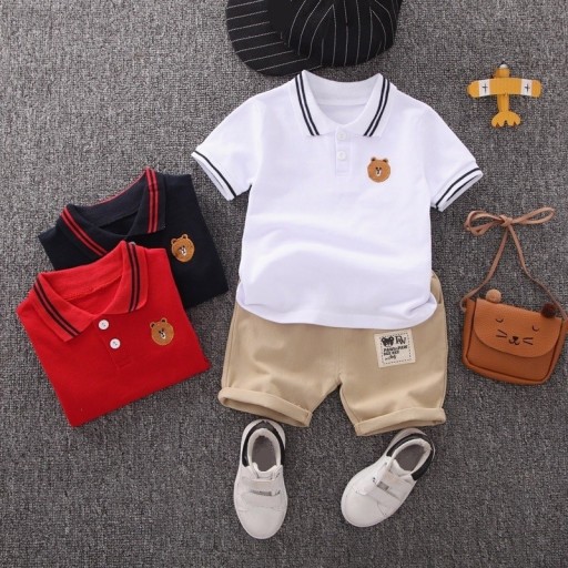 Camisola e calções para rapaz L1555