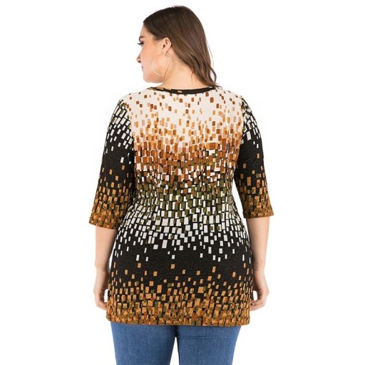 Camisola feminina de tamanhos grandes A1162