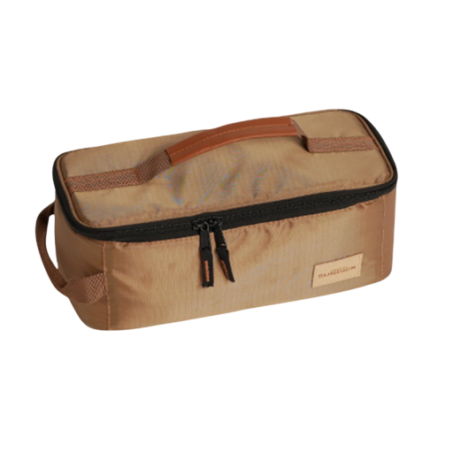 Camping-Bestecktasche 13 x 31 x 12 cm Reiseetui für Küchenutensilien Bestecktasche mit Reißverschluss Neutrale Farben Koch-Organizer