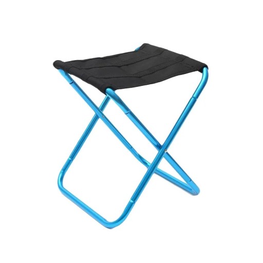 Camping opvouwbare kruk 25,4 x 22 x 27 cm Lichtgewicht draagbare kruk voor kamperen, picknicken, vissen, tuin, buiten zitten