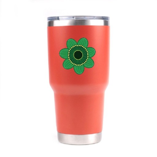 Cană termică cu floare