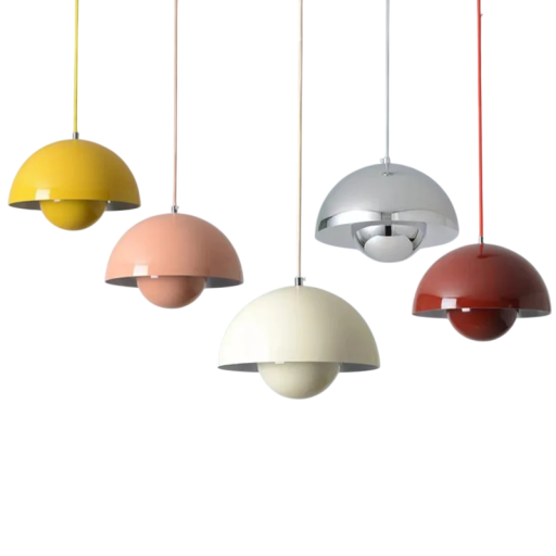 Candeeiro suspenso 16 x 23 cm com base de 10 cm e cabo de até 1,8 m, metálico em forma de botão, luz branca, soquete E27, para o quarto