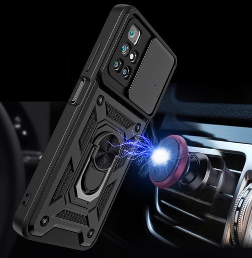 Capa com íman e proteção para a câmara Xiaomi Redmi Note 10S