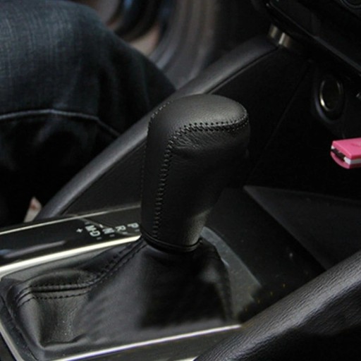 Capa da alavanca de mudanças de carro em PU para Mazda 3, Mazda3, Axela, Atenza, CX-5, CX-4, CX-3, CX3, CX5 AT