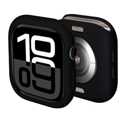 Capa de silicone flexível para Apple Watch 46 mm Series 10 11 Capa de proteção macia resistente a impactos iWatch Bumper de silicone