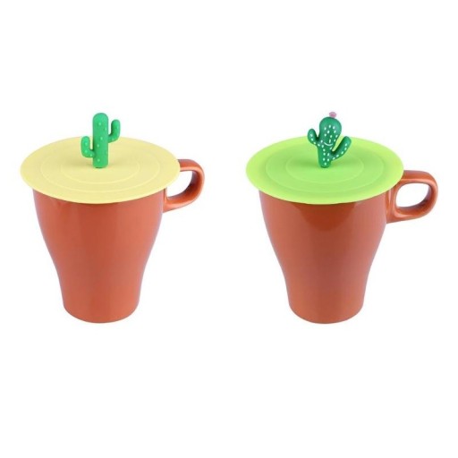 Capa de silicone para caneca cacto