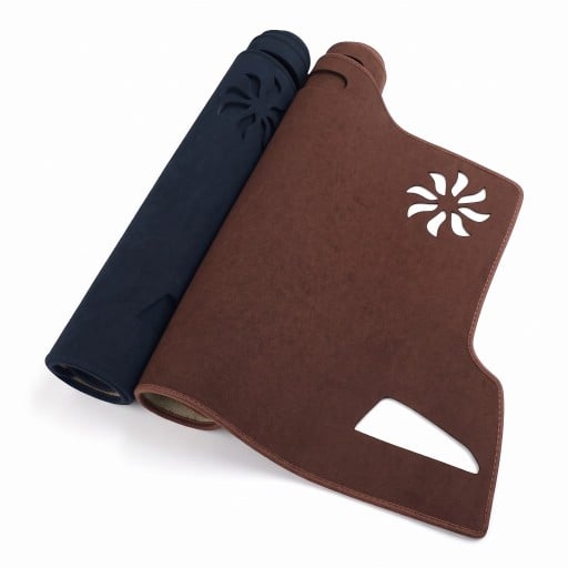 Capa de sol para o painel LHD, cobertura antiderrapante contra reflexos e calor, superfície em flanela, para Toyota Corolla E210 2019–2024