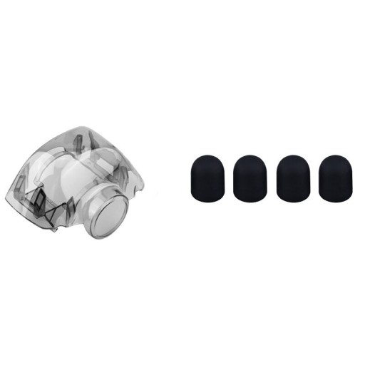 Capa para gimbal / viseira para drone DJI FPV com capas para motores