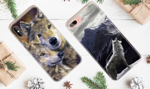 Capa protetora para iPhone - Lobos