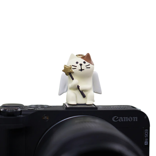 Capacul blitului fotoaparatului pentru suport universal Protecție decorativă cu motiv pisică cu baghetă pentru Sony Nikon Canon Fuji Pentax Leica