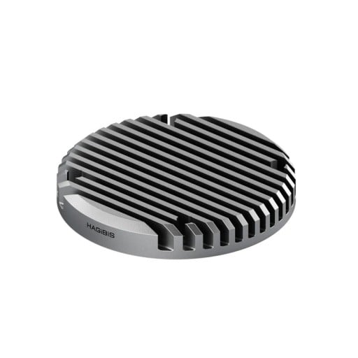 Capacul magnetic de disipare a căldurii pentru SSD Hagibis radiator 5 x 5 x 1 cm aliaj de aluminiu argintiu pentru răcirea SSD-ului M.2