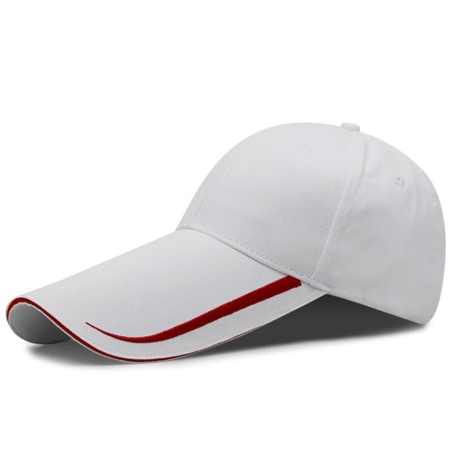 Cappellino con visiera allungata di 14 cm per maggiore ombra Cappello da baseball in cotone con fori di ventilazione e striscia