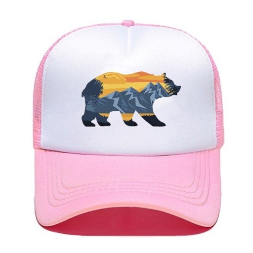 Cappellino da camionista con orso