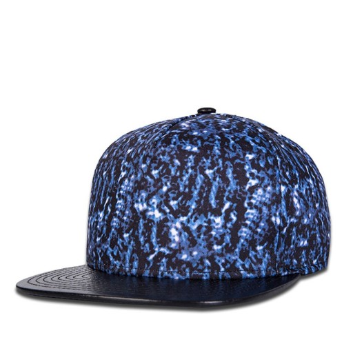 Cappellino snapback da uomo in un design interessante - Blu