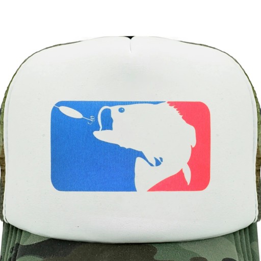 Cappellino trucker da uomo con pesce