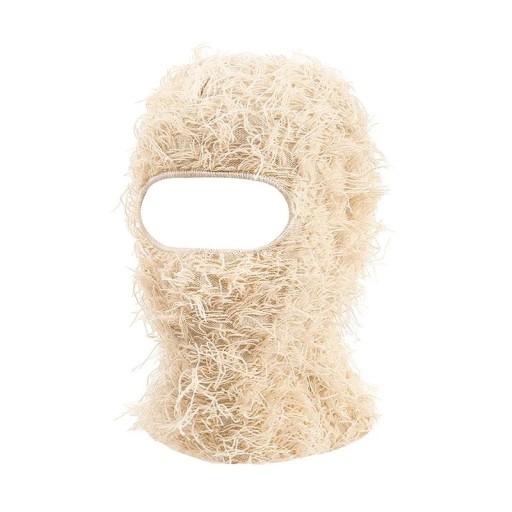 Cappello da ciclismo invernale antivento con copertura per il viso Berretto in maglia in acrilico Maschera da sci unisex Cappello caldo mimetico per uomini e donne