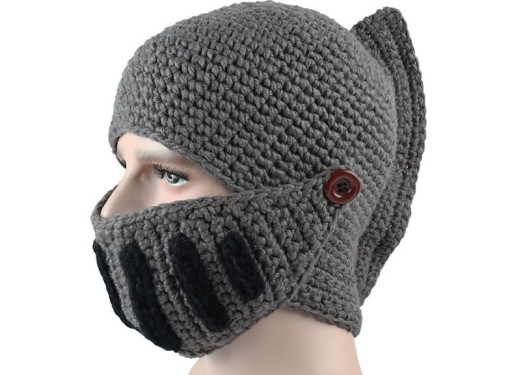Cappello divertente da uomo con copertura per la bocca
