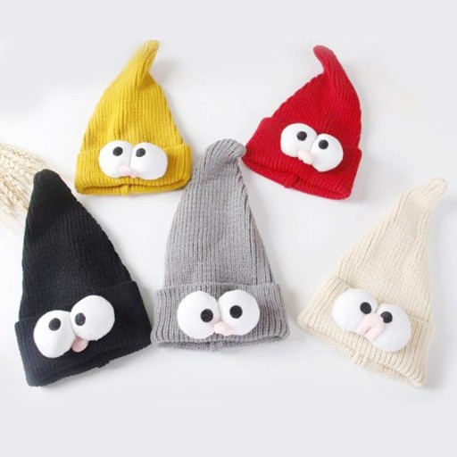 Cappello divertente per bambini con occhi e lingua J2463