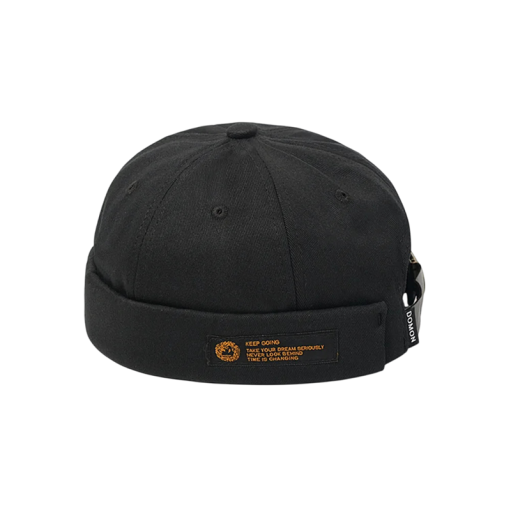 Cappello unisex in velluto a coste senza visiera in cotone Cappello dockers retro regolabile Stile streetwear hip hop Cappello a cupola