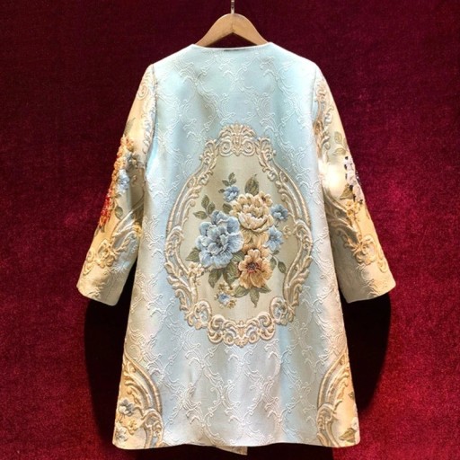 Cappotto da donna con fiori P2041