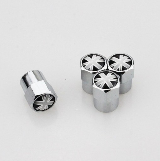 Cappucci per valvole bandiera britannica 4 pz