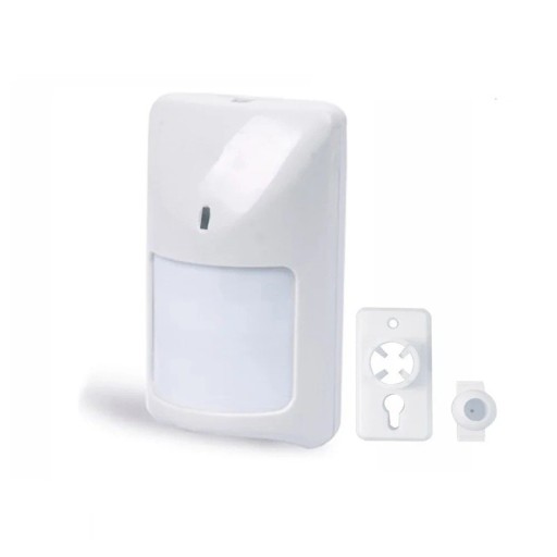 Capteur de mouvement PIR filaire blanc pour système d'alarme de sécurité, sortie relais NO/NC, alimentation DC 9-12V, protection contre le sabotage