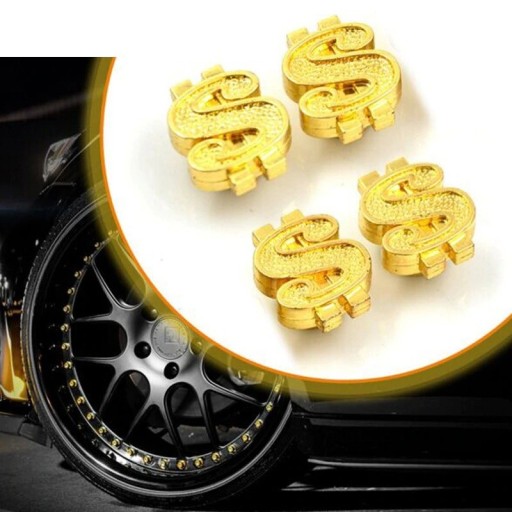 Capuchons de valve dollar 4 pcs