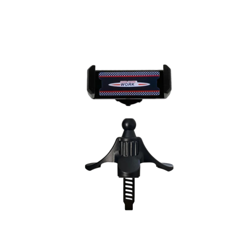 Car Mobile Holder 9 x 9 x 5.8 cm Universal Mount for Round Vents Secure Attachment Phone Holder