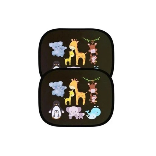 Car Sunshade 2 pcs 36x44 cm Front and Side Cover made of PVC High-tech Absorptive Material Sun Protection Car Accessories for Children and Adults