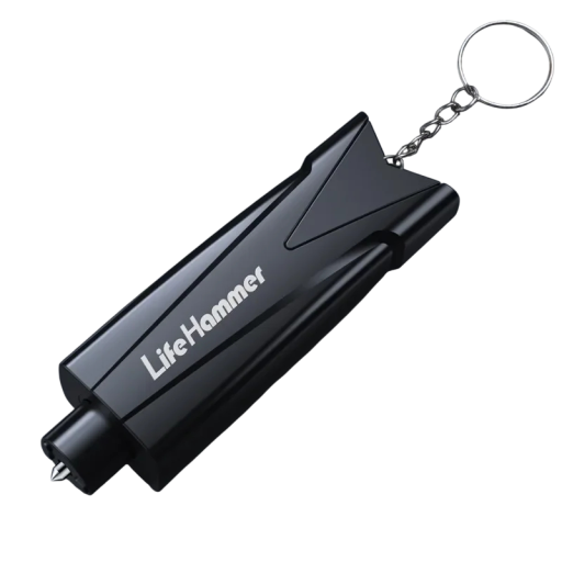 Car Window Breaker 12x7.5 cm Multifunctional Emergency Hammer ABS Escape Safety Device for Breaking Glass and Rescue in Vehicle