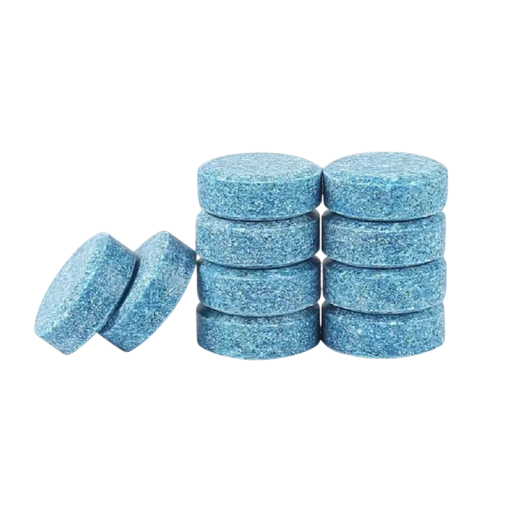 Car Windscreen Washer Concentrated Glass Cleaner Tablets 20 pcs Soluble Blue Tablets for Windscreen and Car Washers