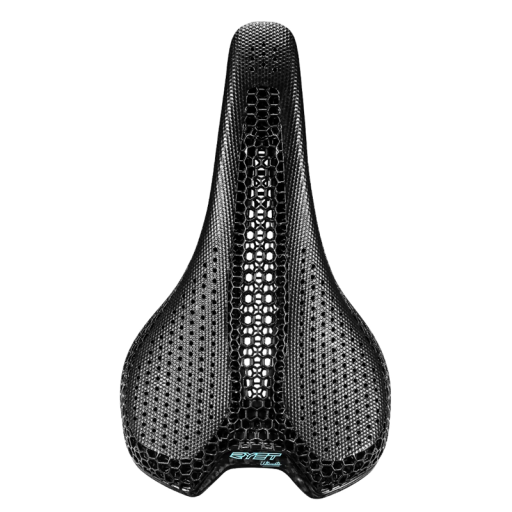 Carbon-Fahrradsattel, 3D-gedruckt, 24,5 x 14,3 cm, ultraleichter Sattel für Rennräder, Mountainbikes und Gravelbikes, Unisex-Fahrradzubehör
