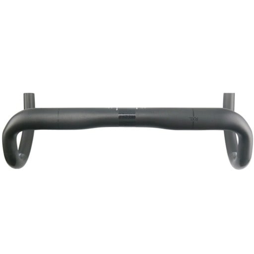 Carbon Road Handlebars Compact Bend 400 mm Top 380 mm Bottom Carbon Black with Black Stripe for Road Bike