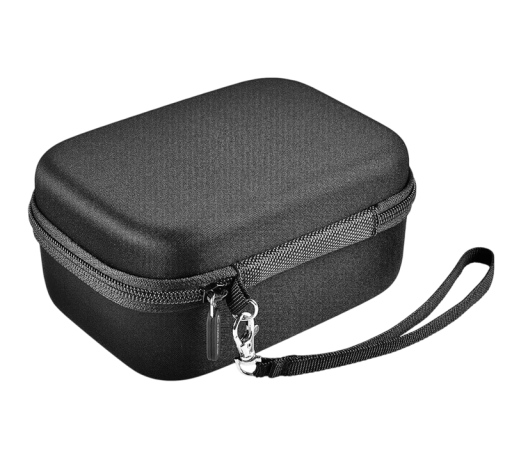 Carcasă neagră pentru unități flash USB și carduri SD, organizator portabil cu compartimente, carcasă de călătorie protectoare pentru suporturi media digitale și carduri de memorie