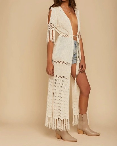 Cardigan de malha para senhora