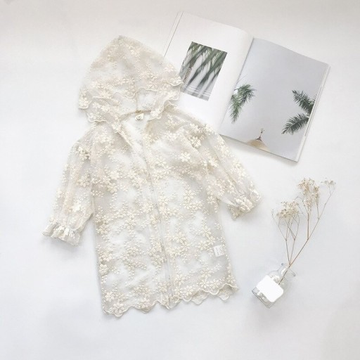 Cardigan de Renda para Meninas