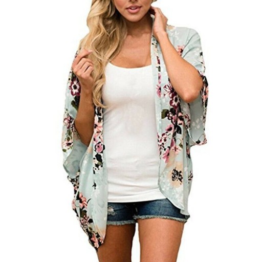 Cardigan floreale da donna P2384
