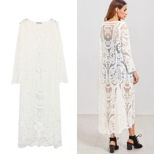 Cardigan in pizzo da donna A2182