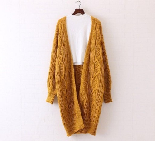 Cardigan lavorato a maglia da donna G379