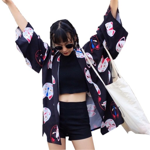 Cardigan pour femmes avec imprimé de chats