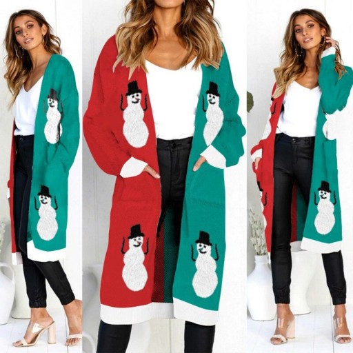 Cardigan pour femmes avec motif de Noël