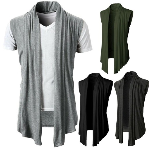 Cardigan pour homme à manches courtes F1119
