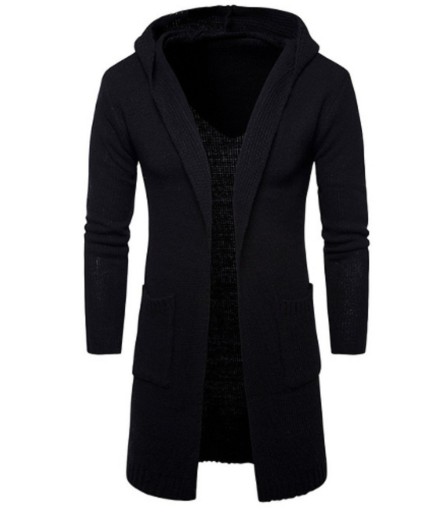 Cardigan pour homme de luxe avec capuche J1379