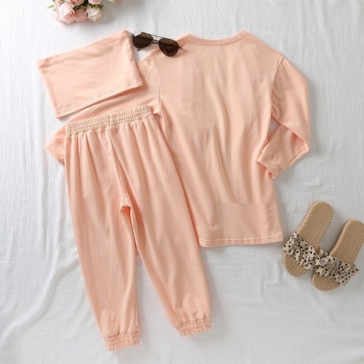 Cardigan, top et pantalon pour filles L1491