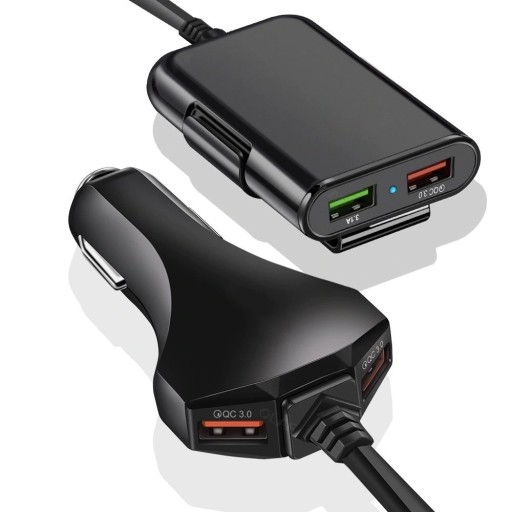 Caricabatterie da auto 4 porte USB K755